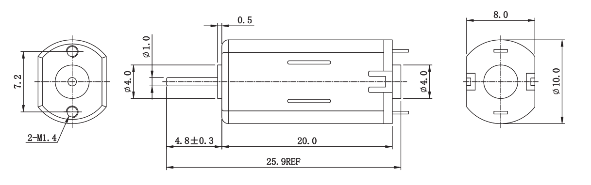 有刷电机_电动玩具电机_修眉器电机_有刷直流电机-万至达电机