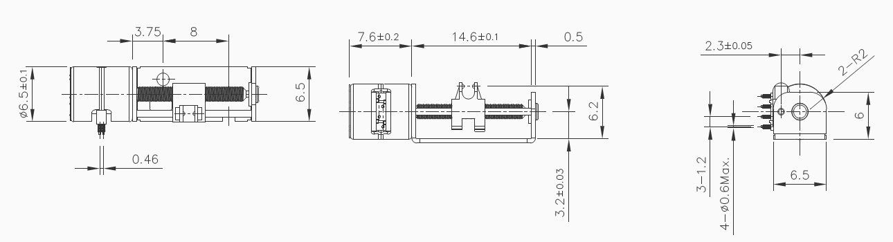 OT-SM065L-001步进电机_3D打印机步进电机_蓝光光盘电机_微型电机-万至达电机