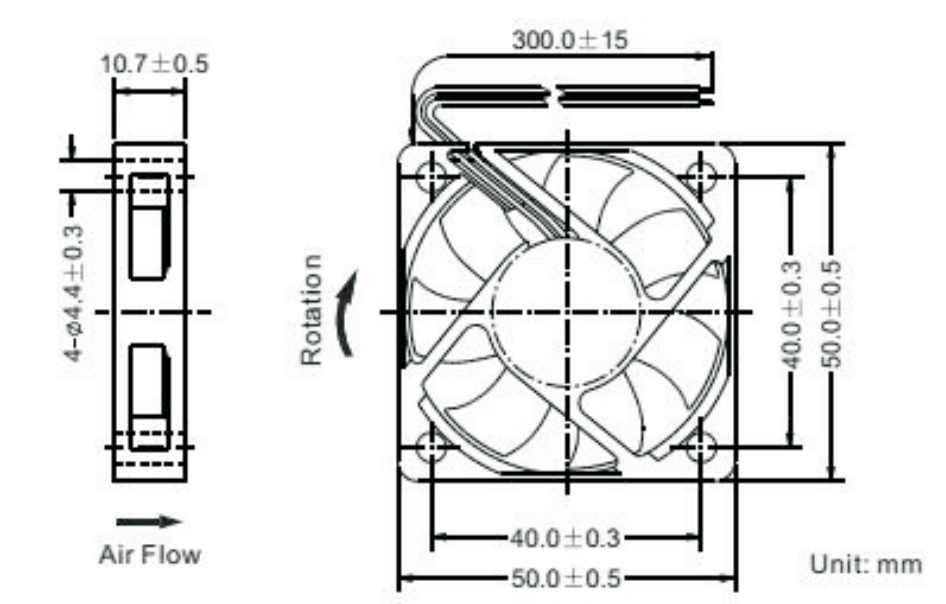 OT-EF5010无刷电机|风扇电机|散热风扇|无刷直流电机-万至达电机