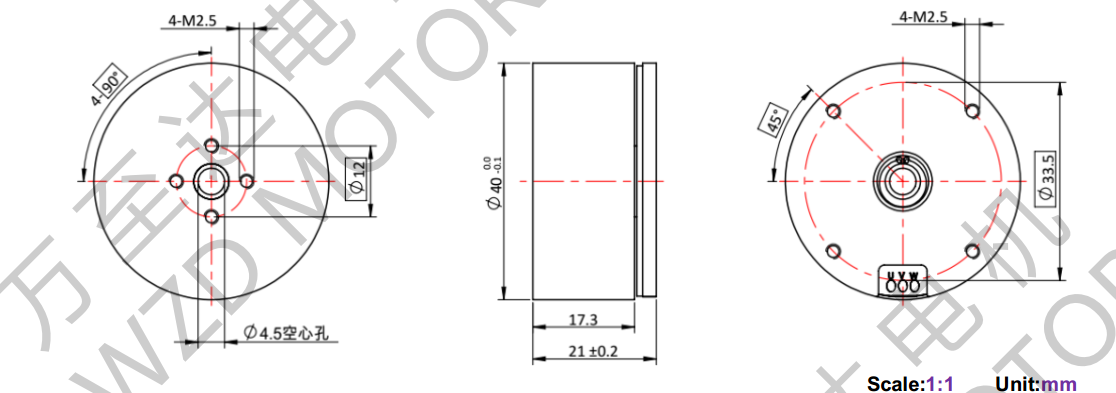 OT-EM4021BLDC无刷电机-万至达电机