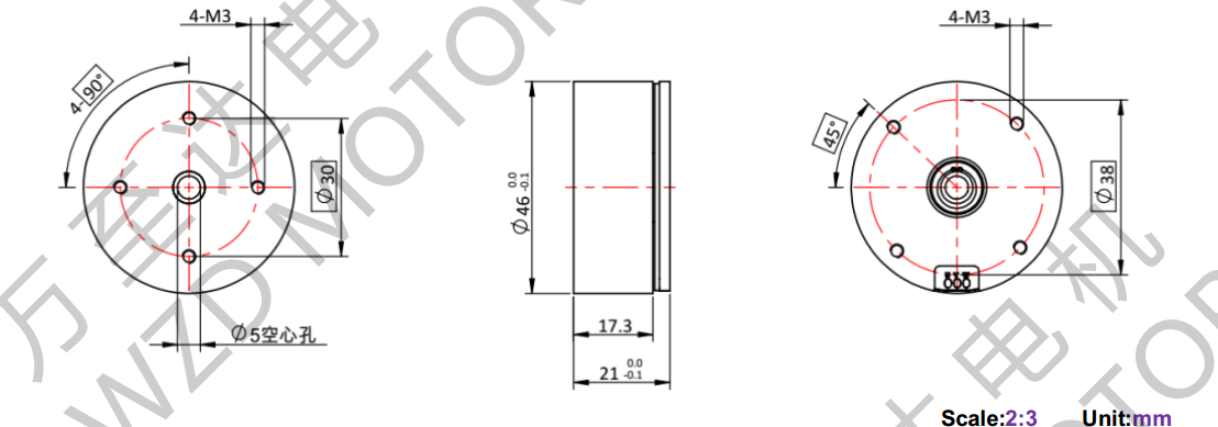 OT-EM4621BLDC无刷电机-万至达电机